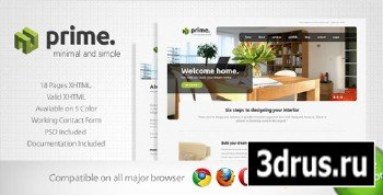 ThemeForest - Prime - Simple Business Template 3 - Rip