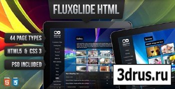 ThemeForest - Fluxglide Complete HTML5 Website Template - Rip