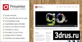 ThemeForest - Presenter WP - Corporate Portfolio Theme v1.0.3 for Wordpress 3.x