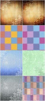 Backgrounds with puzzles