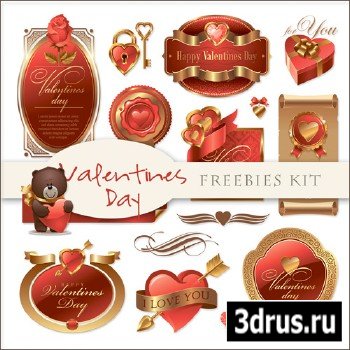 Scrap-kit - Valentines Day Labels
