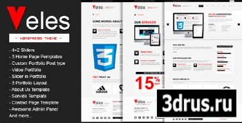 ThemeForest - VELES - Premium WordPress Theme v1.0 PSD + Docs - Full