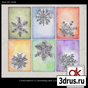 Snow - Art Cards Backgrounds