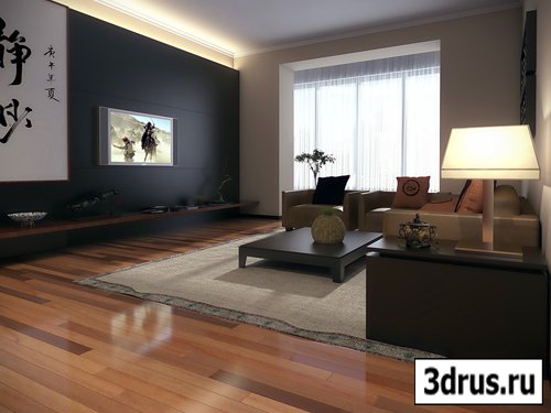 3D Design Living Room | 3  