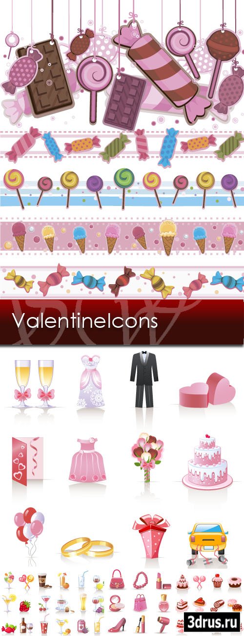 Valentine Icons Set