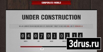 ThemeForest - Corporate World - Under Construction - RIP
