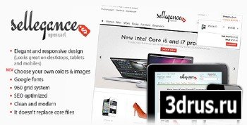ThemeForest - Sellegance - Responsive and Clean Theme v1.0.3 for Opencart 1.5.1.3
