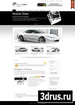 JoomlaPlates - Dreamcars for Joomla 1.5 - 2.5