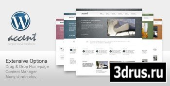 ThemeForest - Accent Clean for Business Corporate Portfolio v1.6 for Wordpress 3.x