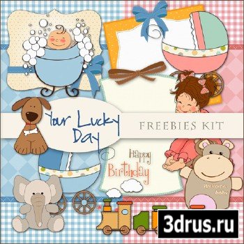 Scrap-set - For Lucky Day