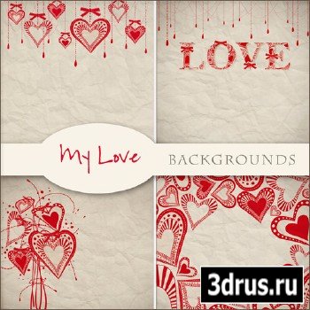 Textures - Love Backgrounds #2