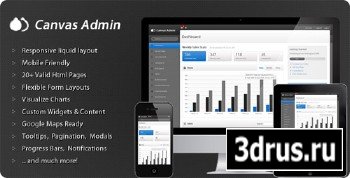 ThemeForest - Canvas Admin - Premium responsive admin template - RiP