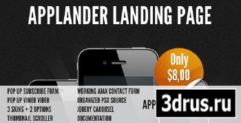 ThemeForest - Applander - App Landing Page RIP