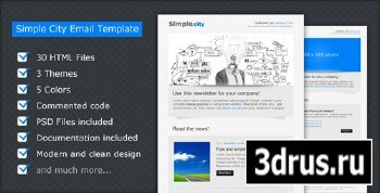 ThemeForest - Simple City - Email Template - RIP