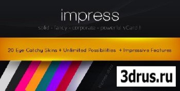 ThemeForest - Impress vcard - 20 Skins - Impressive Features - RiP