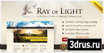 Ray Of Light v2.0.3 - ThemeForest WordPress Theme For Religious Movements (reuploaded)
