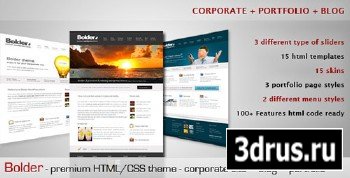ThemeForest - Bolder - Premium Corporate & Portfolio Template RETAIL (reuploaded)