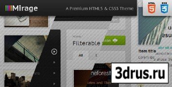 ThemeForest - Mirage - Premium HTML & CSS Theme - RIP