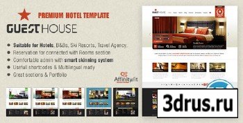 ThemeForest - Guesthouse - Hotel, B&B or Campsite Premium Wordpress Theme - V1.3