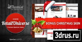 ThemeForest - RetailUniverse - Ultimate theme v1.1 for OpenCart 1.5.1.3