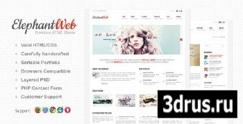 ThemeForest - Elephant Web - Premium HTML/CSS Website Template - RiP