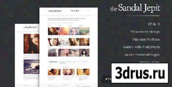 ThemeForest - the Sandal Jepit - Clean & Minimal Web Template - RiP