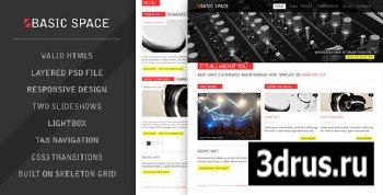 ThemeForest - Basic Space HTML Template RIP
