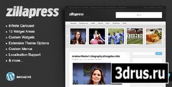 ThemeForest - ZillaPress - WordPress Magazine / Community Theme