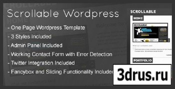 ThemeForest - Scrollable - Wordpress Premium Theme