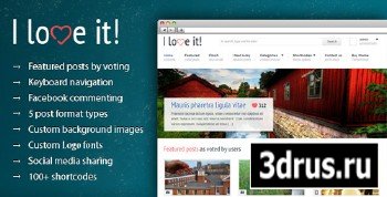 ThemeForest - I Love It! - Content Sharing WordPress Theme - v1.2
