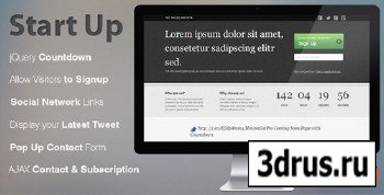 ThemeForest - Start Up Coming Soon Page with Countdown