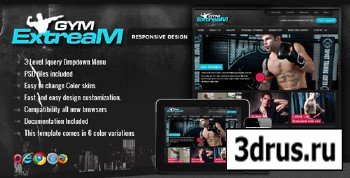 ThemeForest - Gym Extream - Gym and Fitness Template - RIP