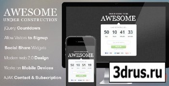 ThemeForest - Awesome Coming Soon Page - RIP