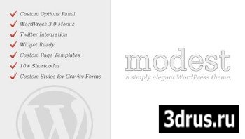Mojo-Themes - Modest WordPress Theme