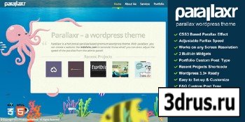 ThemeForest - Parallaxr - Single Page Parallax Wordpress Theme v1.0