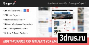 ThemeForest - Beyond - Multi-purpose PSD Template