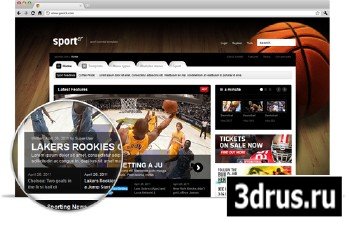 Gavick - GK Sporter v2.11 Sports Mag Template For Joomla 2.5