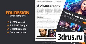 ThemeForest - FoliDesign Email Template - RIP