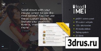 ThemeForest - FoodMe v1.1.2 - Restaurant Business WordPress Theme