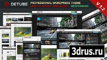 ThemeForest - deTube v1.2.5 - Professional Video WordPress Theme
