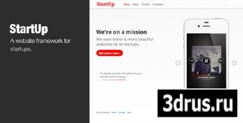 ThemeForest - StartUp - Website framework for Startups