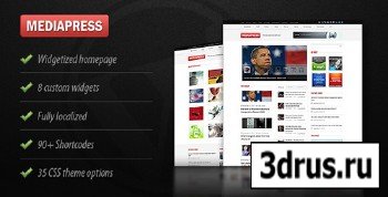ThemeForest - Mediapress Ultimate Wordpress News/Magazine Theme [Retail]