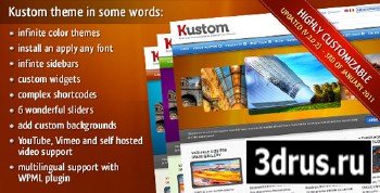 ThemeForest - Kustom - WordPress theme (Include PSD)