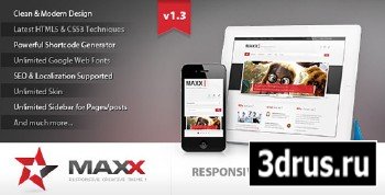 ThemeForest - Maxx v1.1 - Responsive Creative Wordpress Theme