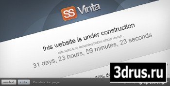 ThemForest - Vinta SS - Under Construction Page