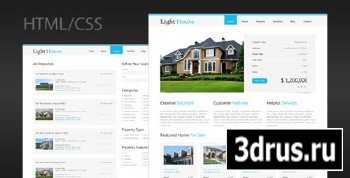 ThemeForest - Light House - Clean Real Estate HTML Template (Reupload)