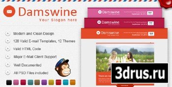 ThemeForest - Damswine E-mail Template - RIP