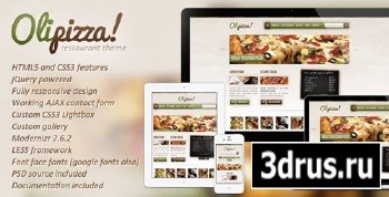 ThemeForest - Olipizza - Really tasty HTML5 template - RIP
