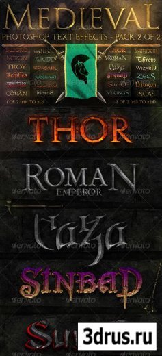 Medieval Photoshop Text Effects 2 of 2