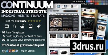 ThemeForest - Continuum - Magazine HTML Theme
